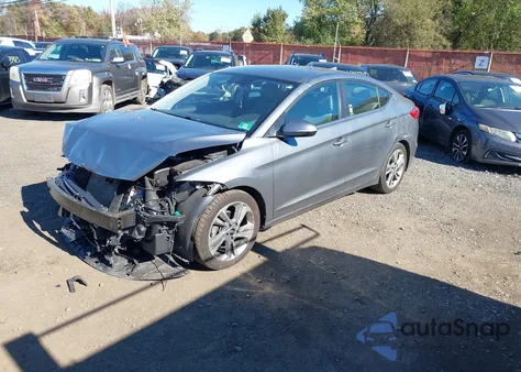 2018 Hyundai Elantra Limited from USA, damaged, VIN KMHD84LF8JU443116
